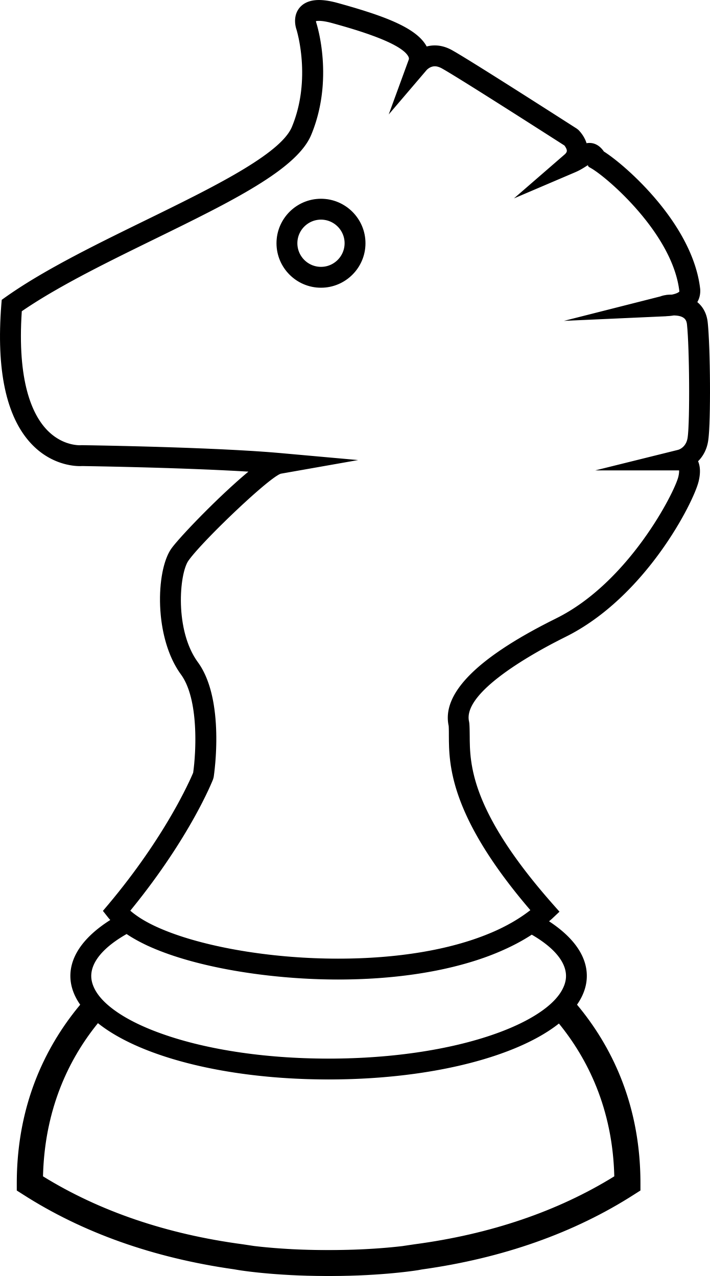 Horse Chess Piece Outline Sketch Style Svg Vector Free Vectors